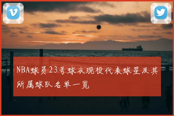 NBA球员23号球衣现役代表球星及其所属球队名单一览